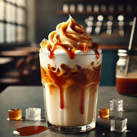 TRENDING: Salted Caramel Cold Foam Latte